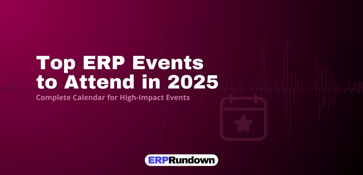 top erp events in 2025