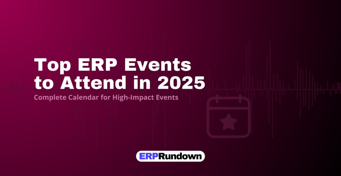 top erp events in 2025